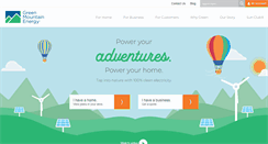 Desktop Screenshot of greenmountainenergy.com